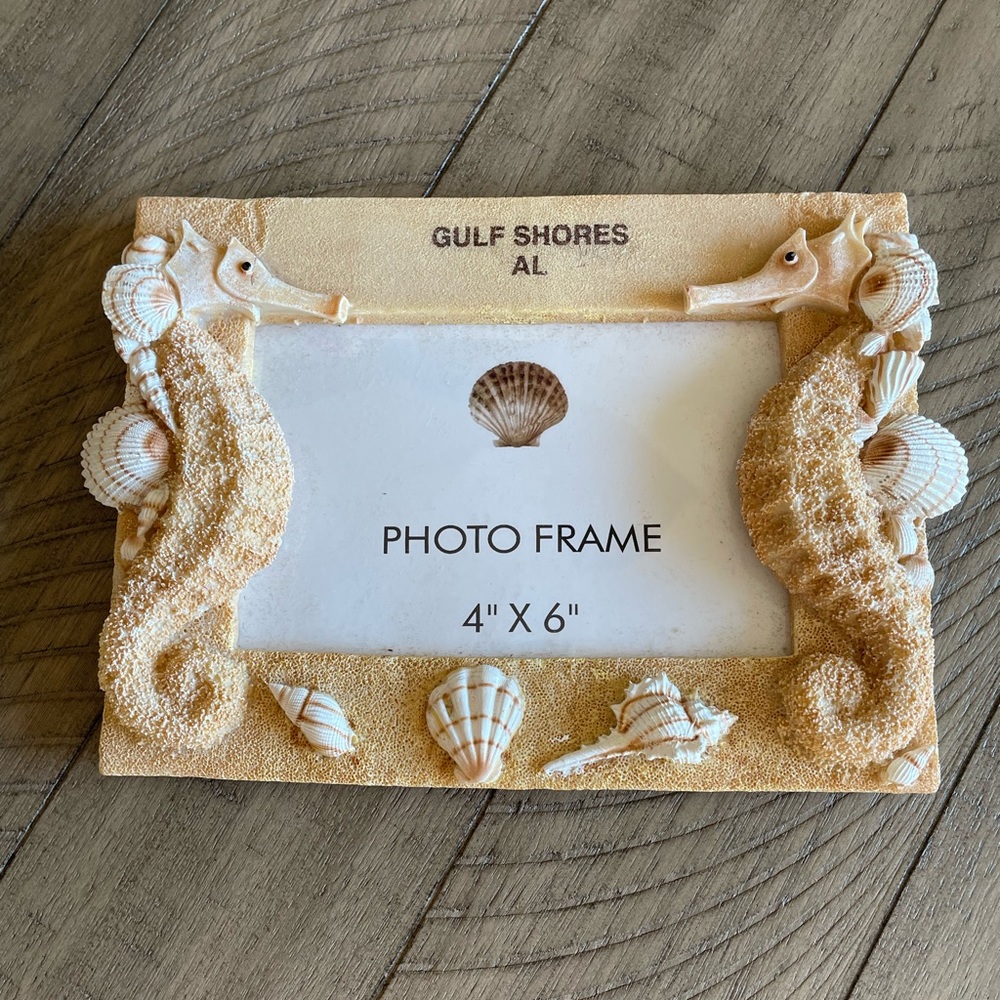 Seahorse picture frame